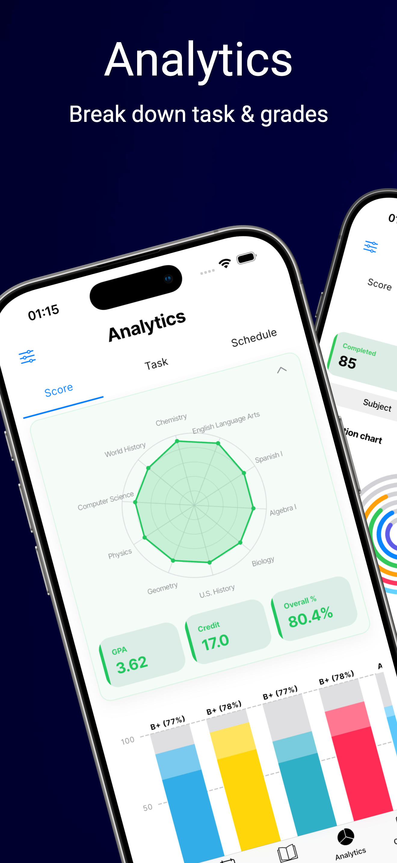 Study Timetable — weekly timetable view